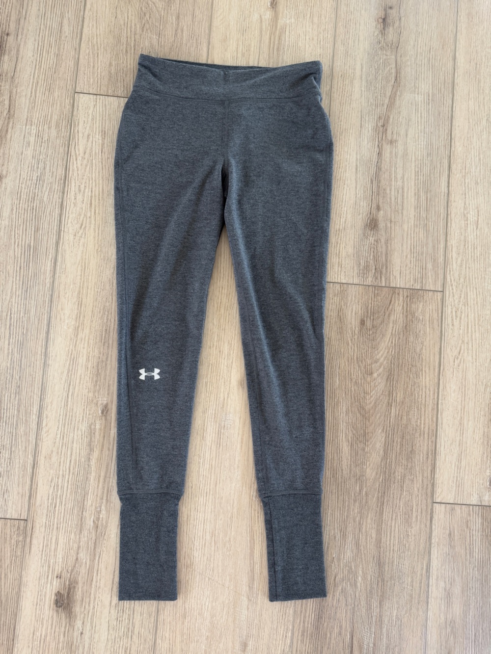 Under Armour Charcoal Gray  Performance Leggings with Logo